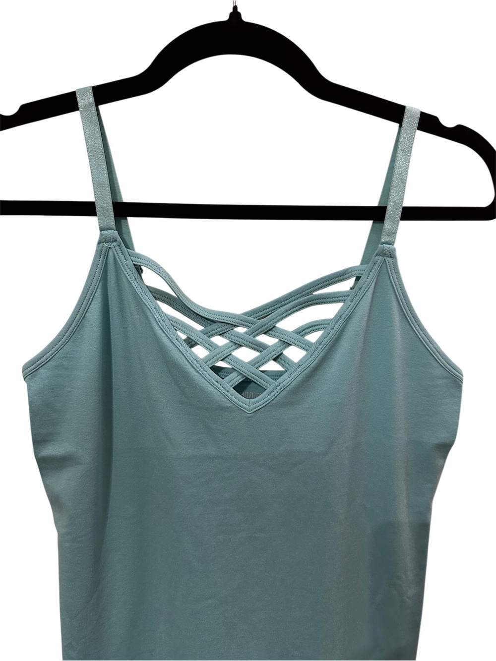 Zenana Outfitters Light Blue Crisscross V-Neck Camisole